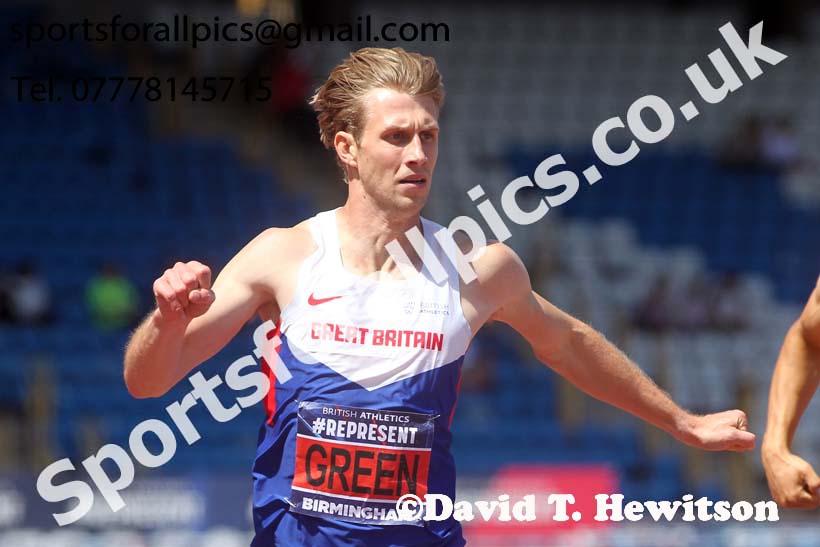 Mens 400 metres Hurdles, World Championship Team Trials, Alexander Stadium, Birmingham
